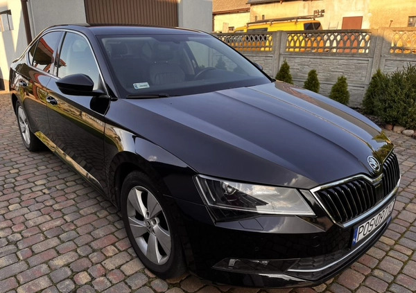 Skoda Superb cena 65000 przebieg: 102000, rok produkcji 2018 z Miłomłyn małe 67